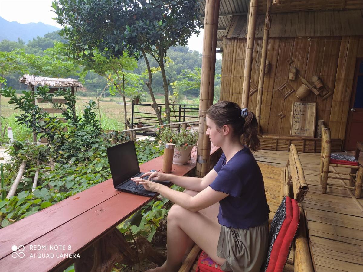 Truong Huy Homestay Mai Chau Eksteriør billede